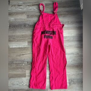 Pink Overalls